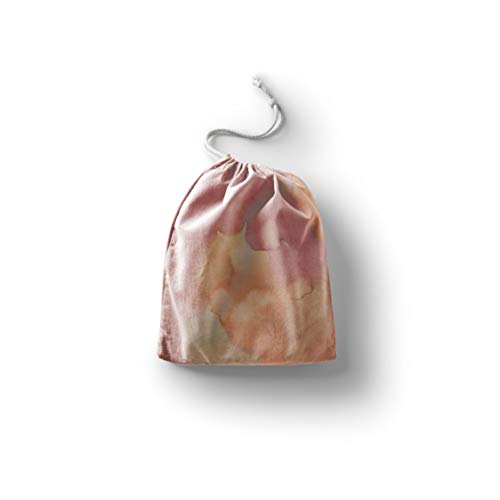 Bonamaison Torba na produkty bawełniane z nadrukiem ze sznurkiem, torba na zakupy wielokrotnego użytku, biodegradowalne torby ekologiczne, torba podróżna, saszetka, torba na zakupy, przyjazna dla