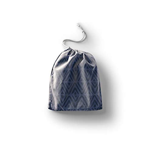 Bonamaison Torba na produkty bawełniane z nadrukiem ze sznurkiem, torba na zakupy wielokrotnego użytku, biodegradowalne torby ekologiczne, torba podróżna, saszetka, torba na zakupy, przyjazna dla