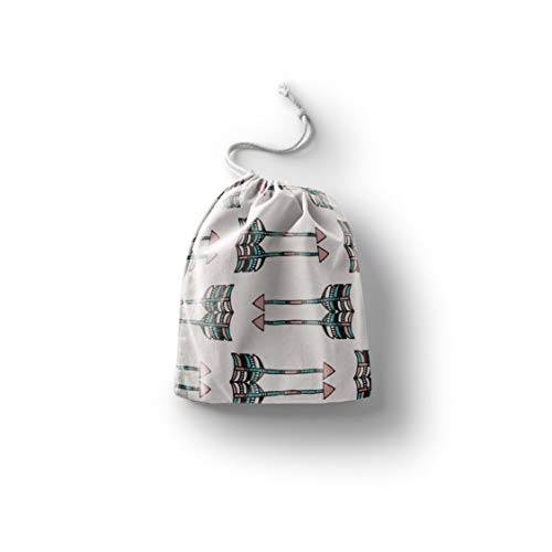 Bonamaison Torba na produkty bawełniane z nadrukiem ze sznurkiem, torba na zakupy wielokrotnego użytku, biodegradowalne torby ekologiczne, torba podróżna, saszetka, torba na zakupy, przyjazna dla