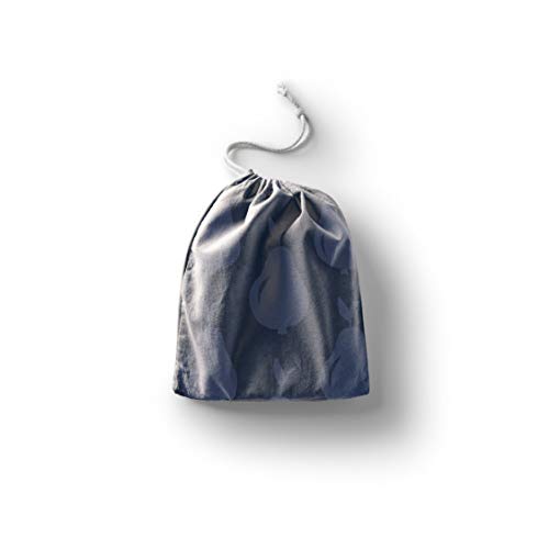 Bonamaison Torba na produkty bawełniane z nadrukiem ze sznurkiem, torba na zakupy wielokrotnego użytku, biodegradowalne torby ekologiczne, torba podróżna, saszetka, torba na zakupy, przyjazna dla