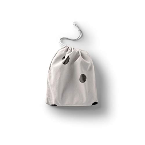Bonamaison Torba na produkty bawełniane z nadrukiem ze sznurkiem, torba na zakupy wielokrotnego użytku, biodegradowalne torby ekologiczne, torba podróżna, saszetka, torba na zakupy, przyjazna dla