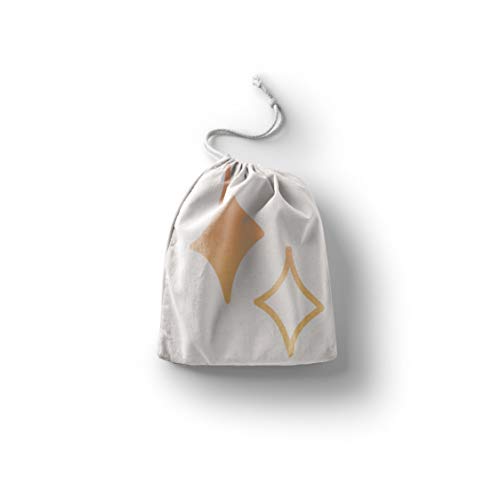 Bonamaison Torba na produkty bawełniane z nadrukiem ze sznurkiem, torba na zakupy wielokrotnego użytku, biodegradowalne torby ekologiczne, torba podróżna, saszetka, torba na zakupy, przyjazna dla