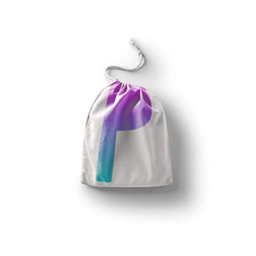 Bonamaison Torba na produkty bawełniane z nadrukiem ze sznurkiem, torba na zakupy wielokrotnego użytku, biodegradowalne torby ekologiczne, torba podróżna, saszetka, torba na zakupy, przyjazna dla