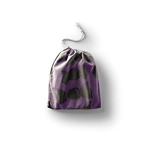 Bonamaison Torba na produkty bawełniane z nadrukiem ze sznurkiem, torba na zakupy wielokrotnego użytku, biodegradowalne torby ekologiczne, torba podróżna, saszetka, torba na zakupy, przyjazna dla