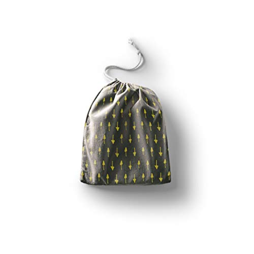 Bonamaison Torba na produkty bawełniane z nadrukiem ze sznurkiem, torba na zakupy wielokrotnego użytku, biodegradowalne torby ekologiczne, torba podróżna, saszetka, torba na zakupy, przyjazna dla