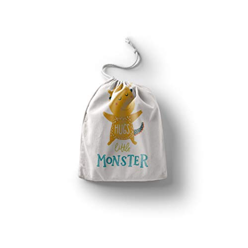 Bonamaison Torba na produkty bawełniane z nadrukiem ze sznurkiem, torba na zakupy wielokrotnego użytku, biodegradowalne torby ekologiczne, torba podróżna, saszetka, torba na zakupy, przyjazna dla