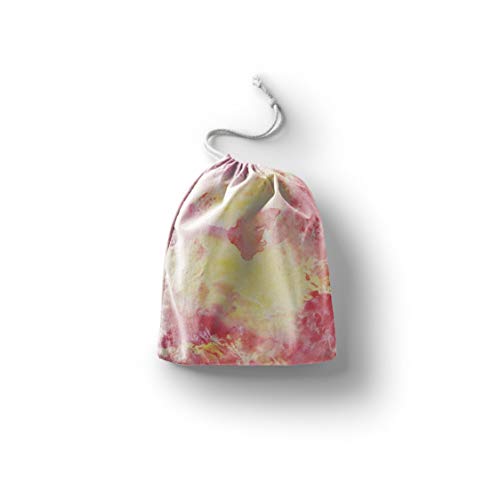 Bonamaison Torba na produkty bawełniane z nadrukiem ze sznurkiem, torba na zakupy wielokrotnego użytku, biodegradowalne torby ekologiczne, torba podróżna, saszetka, torba na zakupy, przyjazna dla