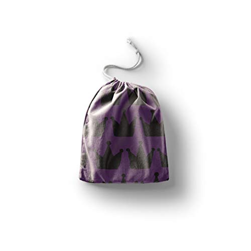 Bonamaison Torba na produkty bawełniane z nadrukiem ze sznurkiem, torba na zakupy wielokrotnego użytku, biodegradowalne torby ekologiczne, torba podróżna, saszetka, torba na zakupy, przyjazna dla