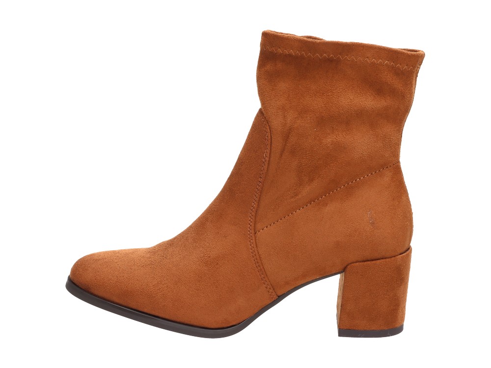 Camelowe botki damskie zimowe Sergio Leone Bt150
