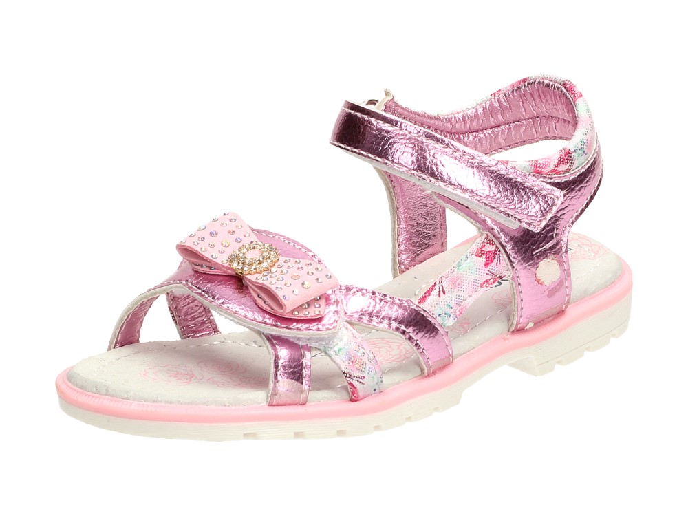 Różowe sandałki, buty dziecięce Badoxx 499