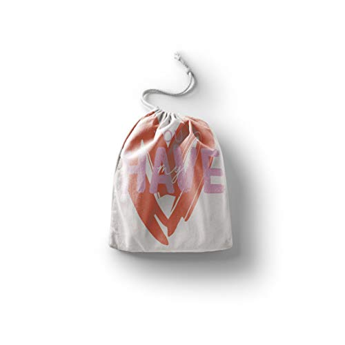 Bonamaison Torba na produkty bawełniane z nadrukiem ze sznurkiem, torba na zakupy wielokrotnego użytku, biodegradowalne torby ekologiczne, torba podróżna, saszetka, torba na zakupy, przyjazna dla