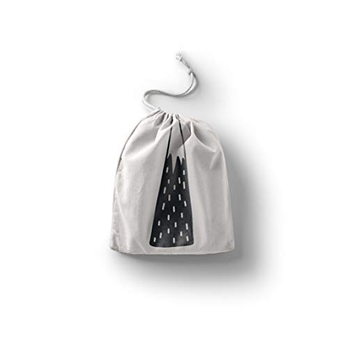 Bonamaison Torba na produkty bawełniane z nadrukiem ze sznurkiem, torba na zakupy wielokrotnego użytku, biodegradowalne torby ekologiczne, torba podróżna, saszetka, torba na zakupy, przyjazna dla