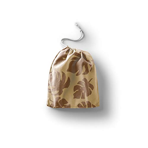 Bonamaison Torba na produkty bawełniane z nadrukiem ze sznurkiem, torba na zakupy wielokrotnego użytku, biodegradowalne torby ekologiczne, torba podróżna, saszetka, torba na zakupy, przyjazna dla