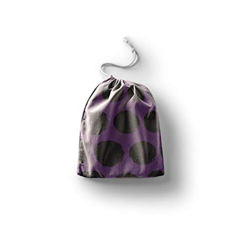 Bonamaison Torba na produkty bawełniane z nadrukiem ze sznurkiem, torba na zakupy wielokrotnego użytku, biodegradowalne torby ekologiczne, torba podróżna, saszetka, torba na zakupy, przyjazna dla