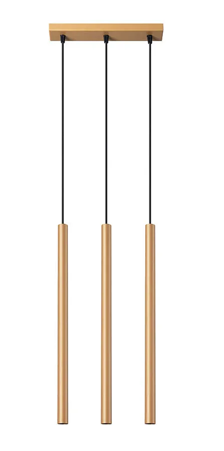 Złota lampa wisząca nad wyspę sople - 4X A380 Z0-Z45