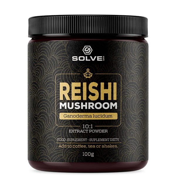 SOLVE LABS REISHI EKSTRAKT 10:1 PROSZEK 100G