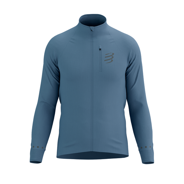 COMPRESSPORT Kurtka biegowa męska HURRICANE WINDPROOF JACKET denim