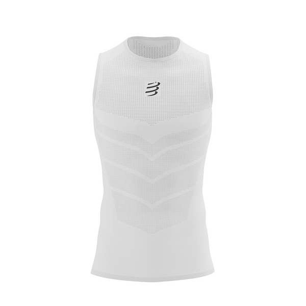 COMPRESSPORT Koszulka termoaktywna męska ON/OFF TANK TOP white