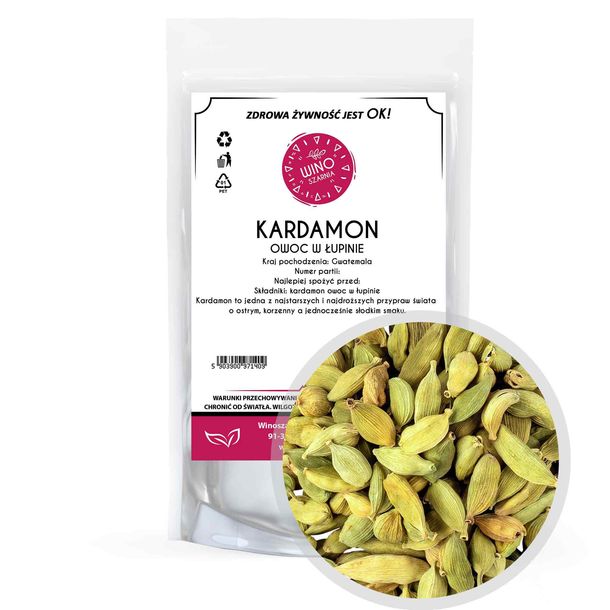 Kardamon Cały Ziarno 100g - Premium,Przyprawa, Aromatyczny Skarb Kuchni