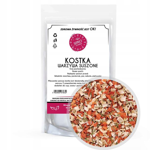 Warzywa suszone Jarzynka Kostka - 500g