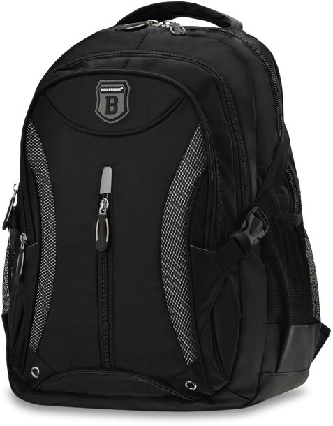 Duży PLECAK MĘSKI DAMSKI Szkolny NA LAPTOPA Czarny DO PRACY Solidny POJEMNY