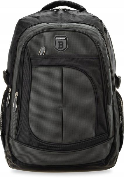 Duży PLECAK MĘSKI DAMSKI DO PRACY Szkolny MIEJSKI Solidny Pojemny KIESZONKI