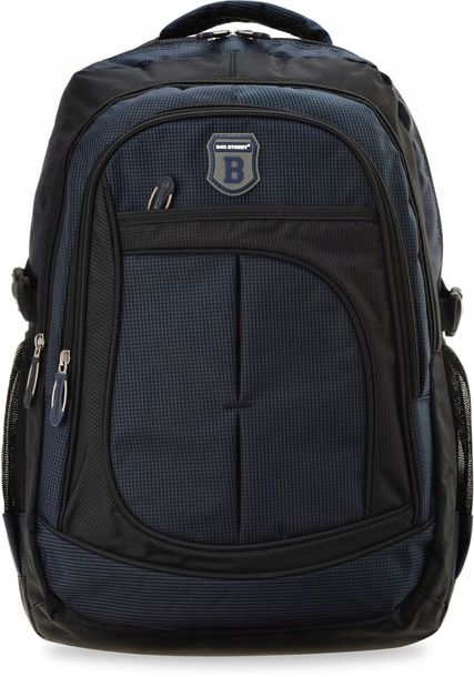 Duży PLECAK MĘSKI DAMSKI DO PRACY Szkolny MIEJSKI Solidny Pojemny KIESZONKI