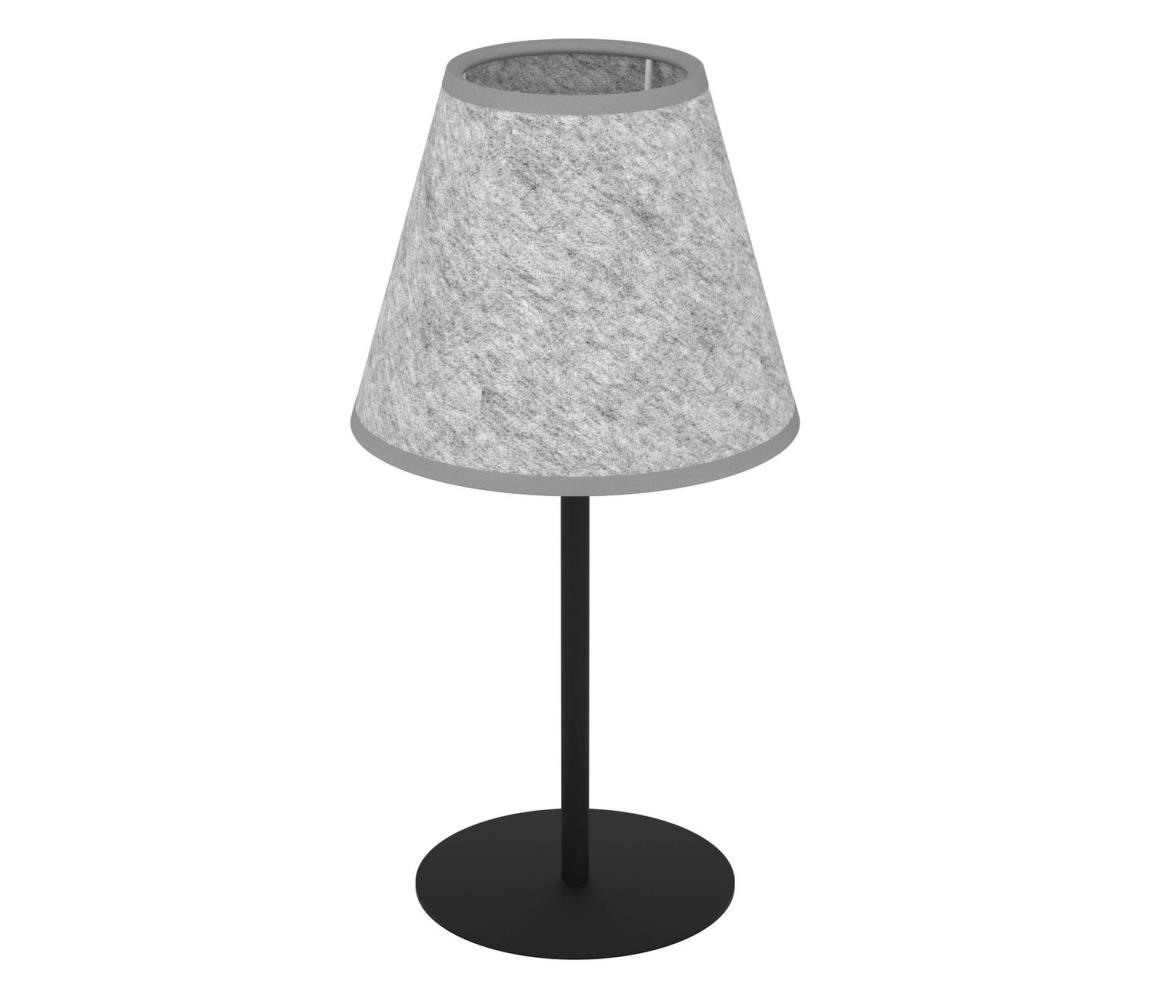 Eglo 43986 - Lampa stołowa ALSAGER 1xE27/40W/230V szara