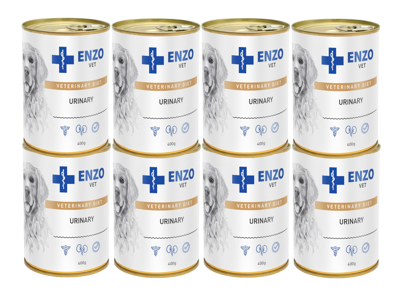 ENZO VET Urinary na choroby układu moczowego z kurczakiem dla psów 8x400g