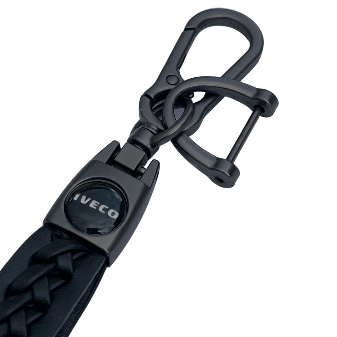 Brelok Do Kluczy Samochodowych Iveco Metal Skóra