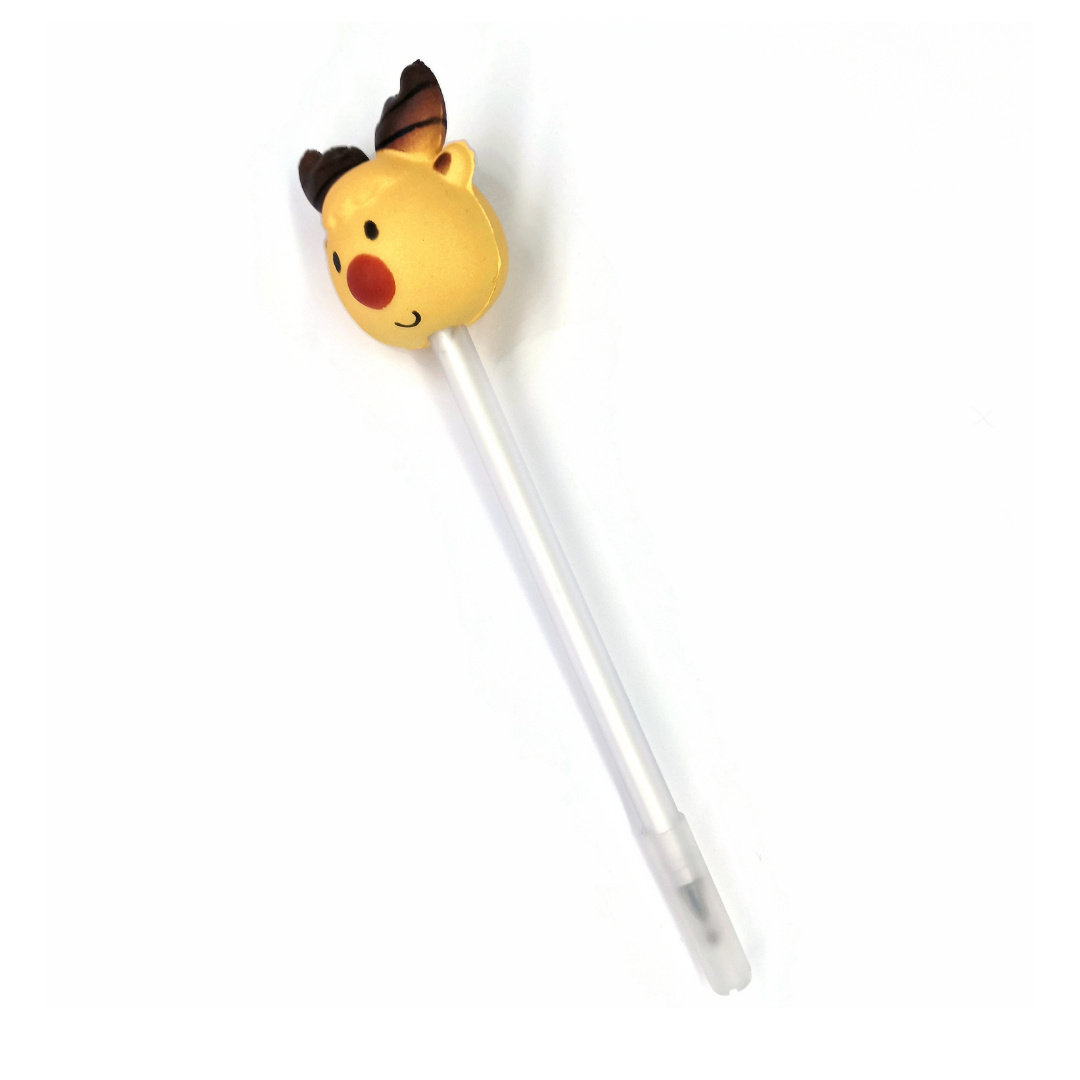 Długopis Squishy Świąteczny Głowa Renifera