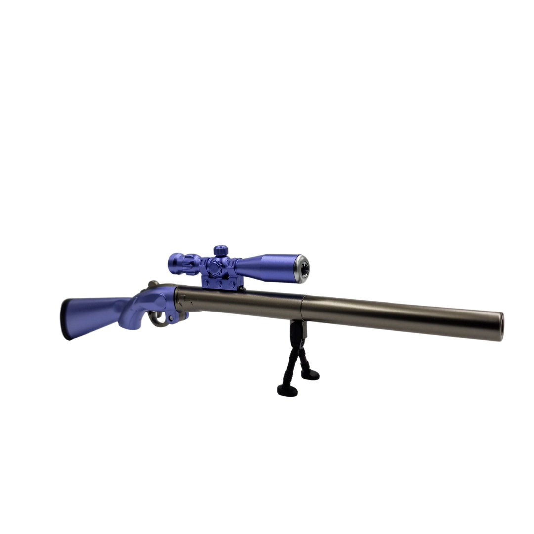 Długopis Karabin Snajperski z Latarką Fioletowy