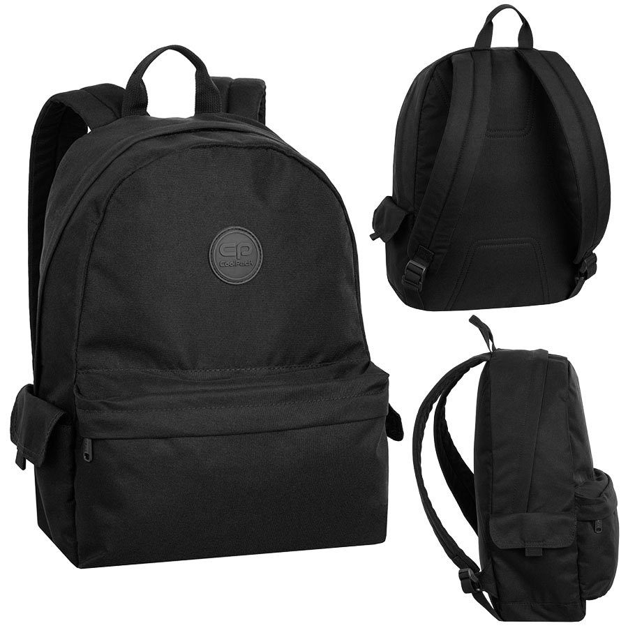 Plecak miejski Coolpack Sonic RPET Black F087641