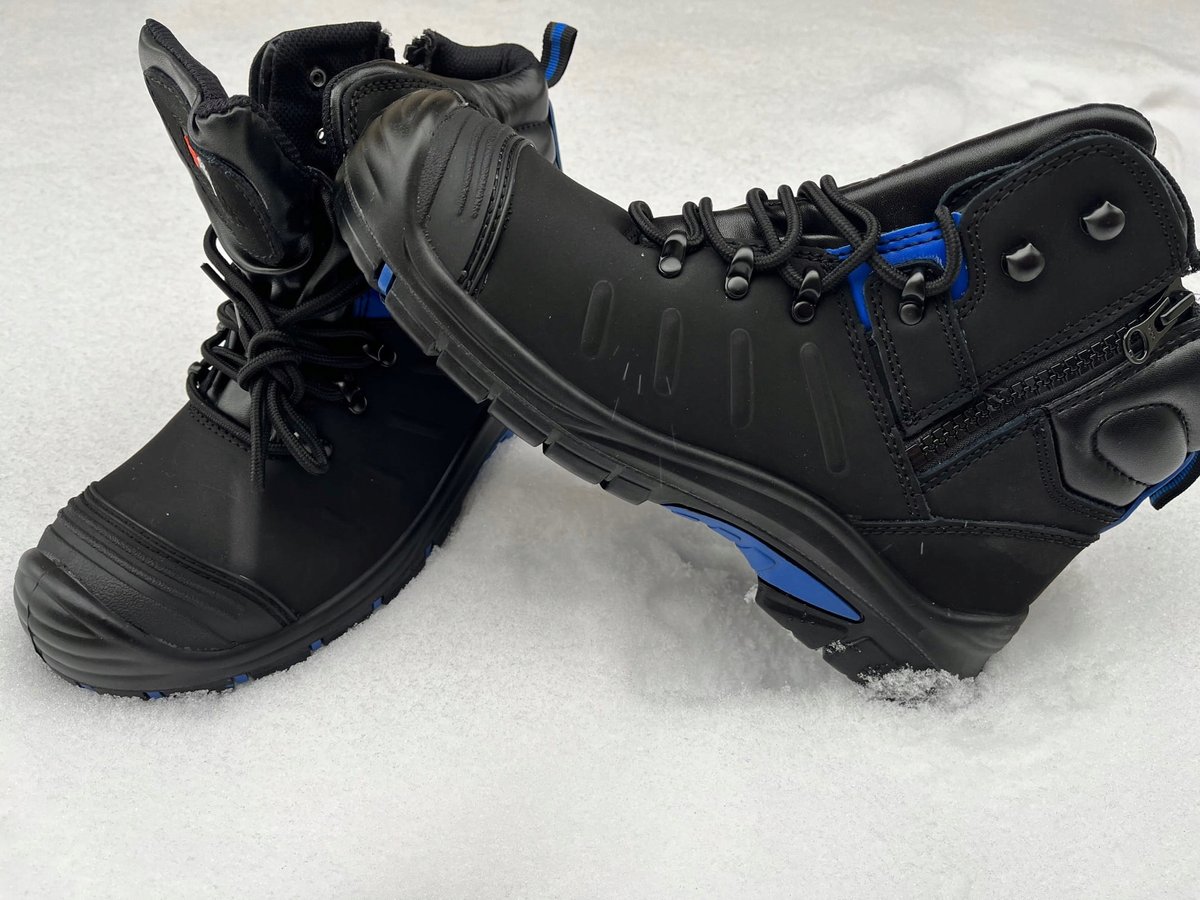 Buty robocze HRO SRC suwak z boku ułatwia wkładanie OCHRONNE COBALT S1 - 45 PROCERA