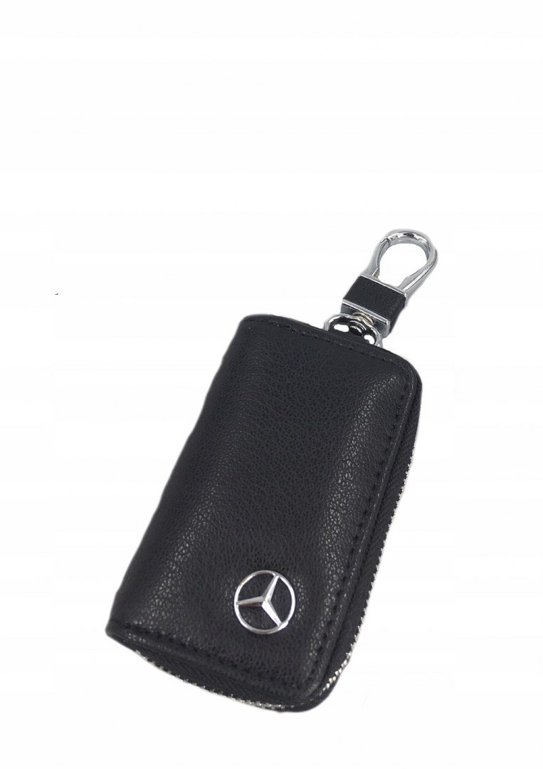 Brelok Mercedes Breloczek Skórka Nat. Na Suwak