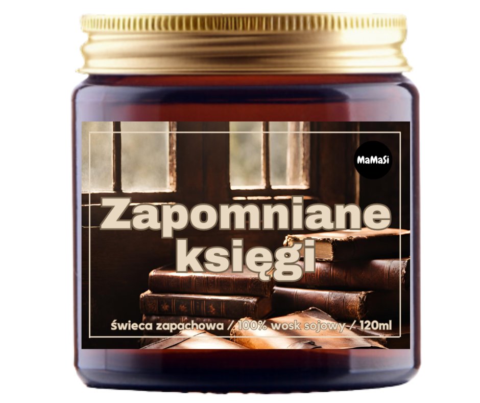 Zapomniane Księgi Świeca Sojowa W Szkle Zapachowa Świeczka 120Ml Na Prezent