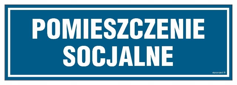 Pomieszczenie socjalne TABLICZKA 30X10 PŁYTA przyl LIBRES POLSKA SP