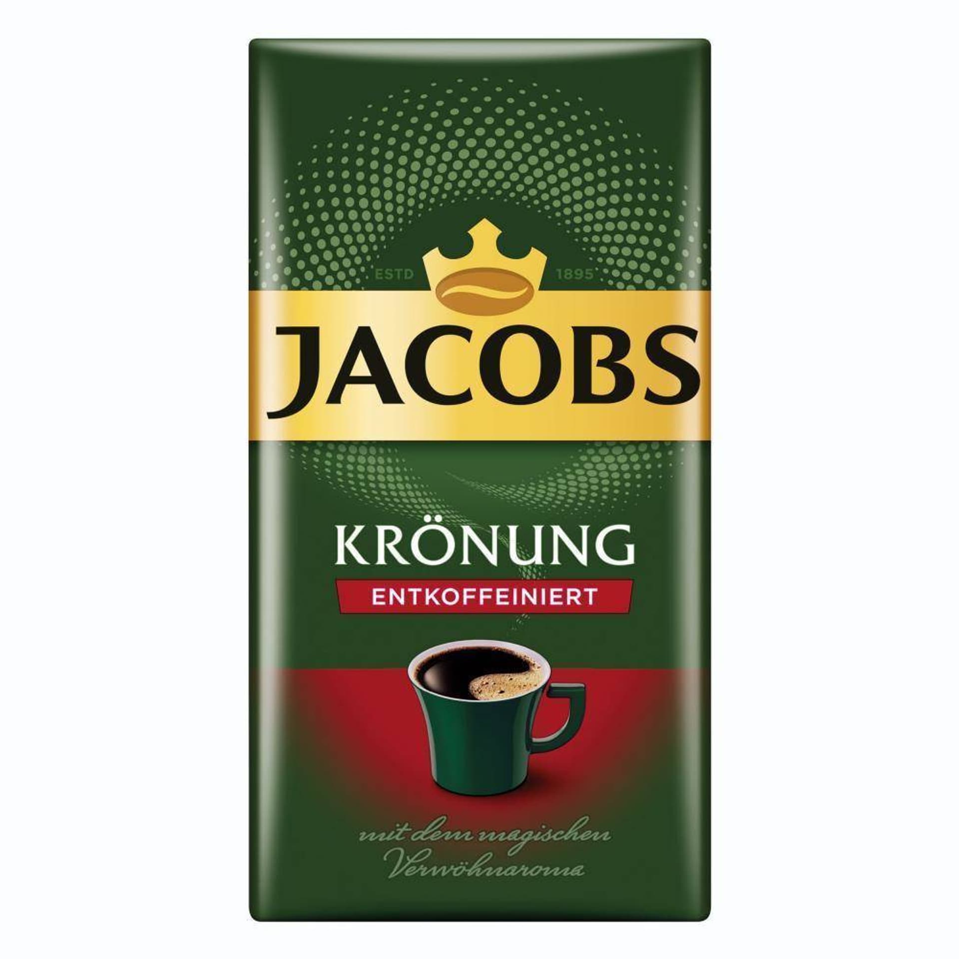 Jacobs Douwe Egberts Kawa mielona Kronung, Entkoffeiniert, bezkofeinowa, 500 g