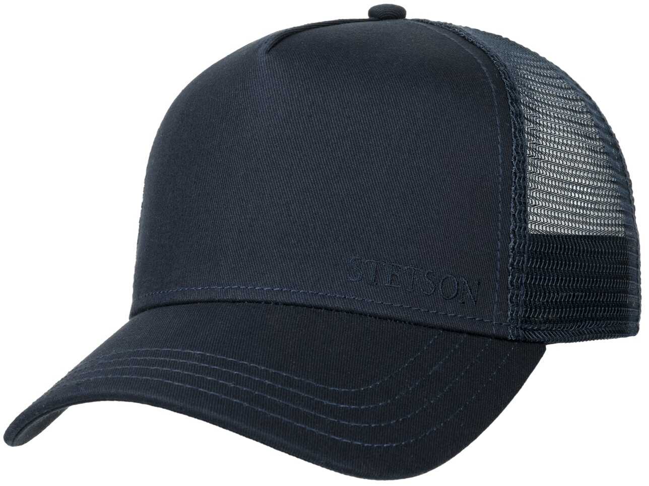 Czapka Classic Cotton Trucker by Stetson, ciemnoniebieski, One Size