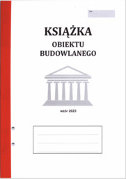 książka obiektu budowlanego - wydanie 2023 (2021.2351) [Pu/Pb-50]