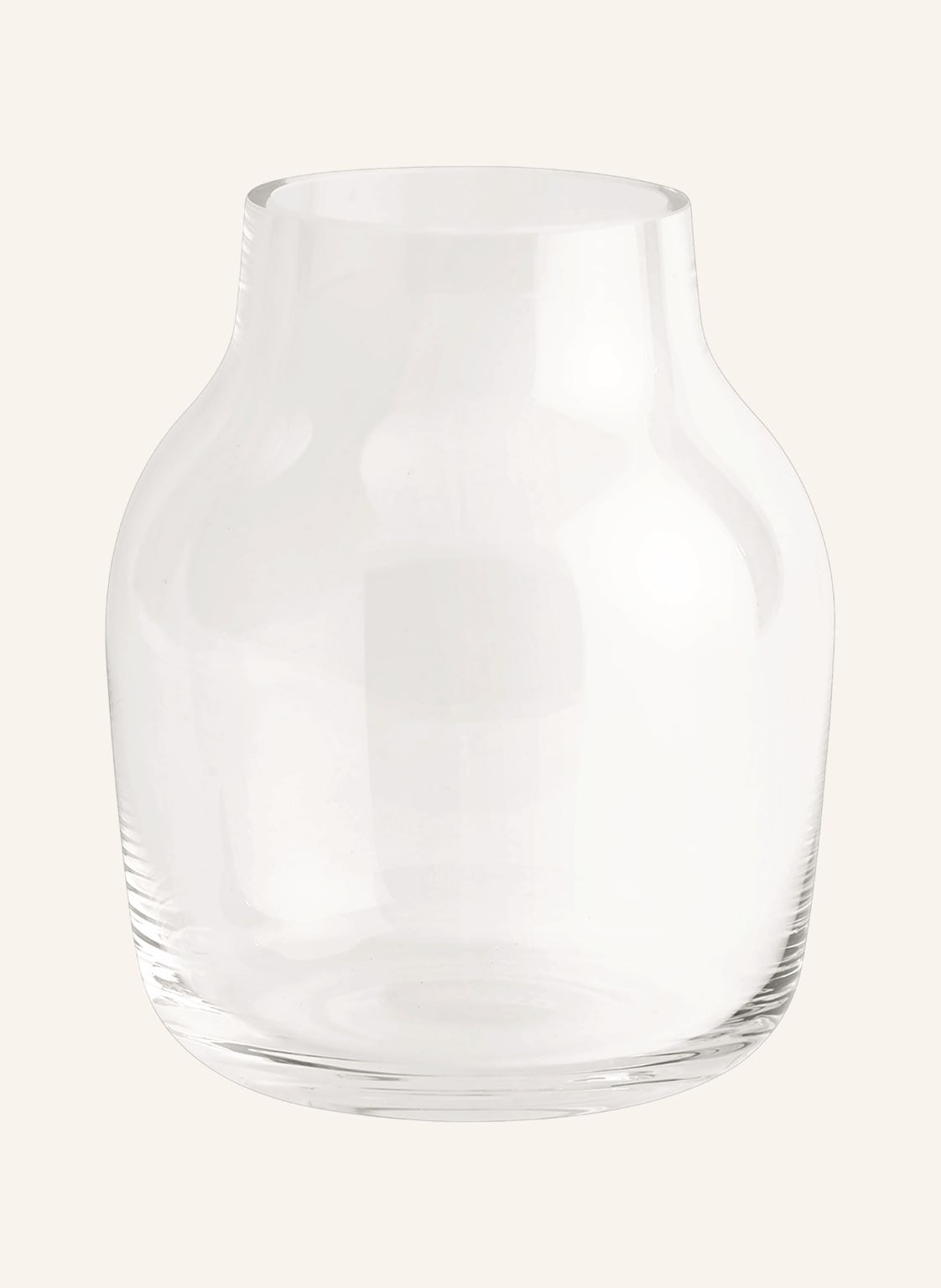 Wazon Silent 23 cm transparentny