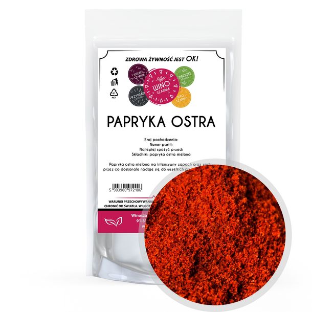 Papryka ostra mielona - 200g