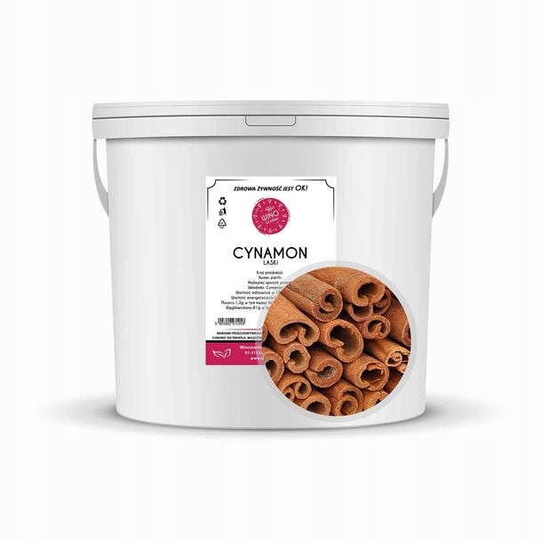 Laska Cynamonu 200g Wiaderko Cynamon Laski Aromatyczna przyprawa do kuchni!