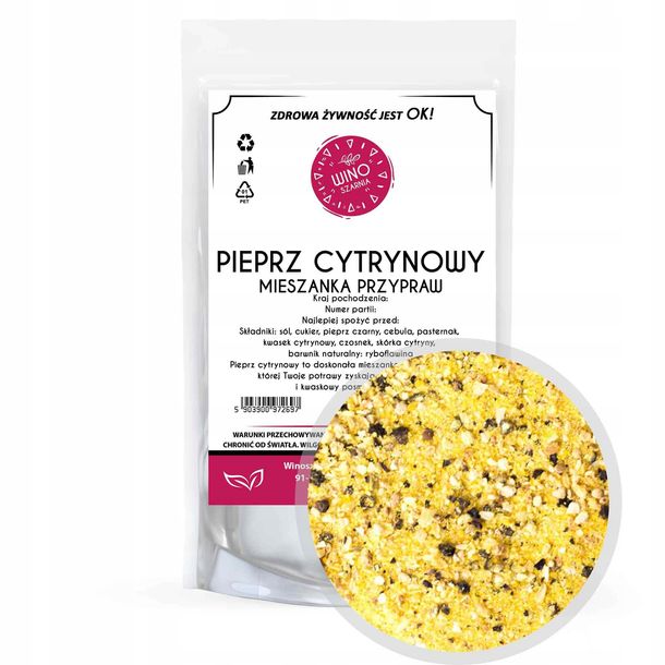Pieprz Cytrynowy Przyprawa do ryby - 500g