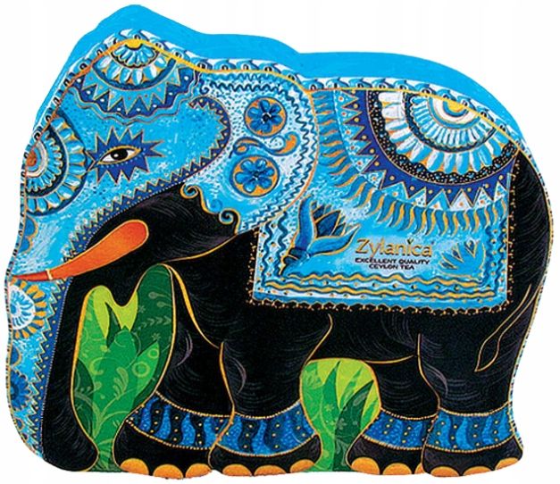 Mieszanka czarnej i zielonej herbaty liściastej ZYLANICA ELEPHANT BLUE GREE