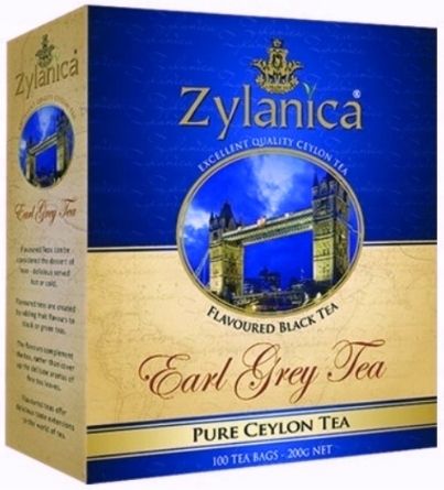 Herbata czarna ekspresowa ZYLANICA EARL GREY 100 TOREBEK x 2 g