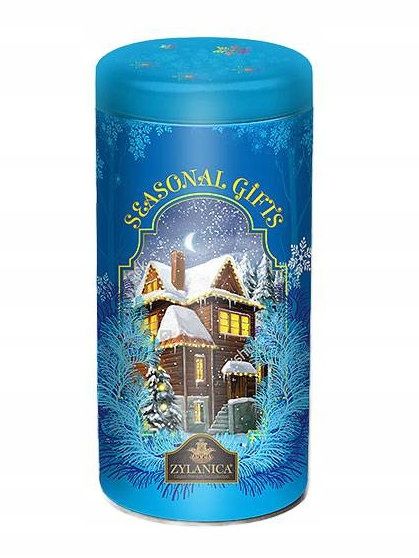 ﻿Herbata Czarna Liściasta ZYLANICA NEW YEAR BLUE PUSZKA 100 g