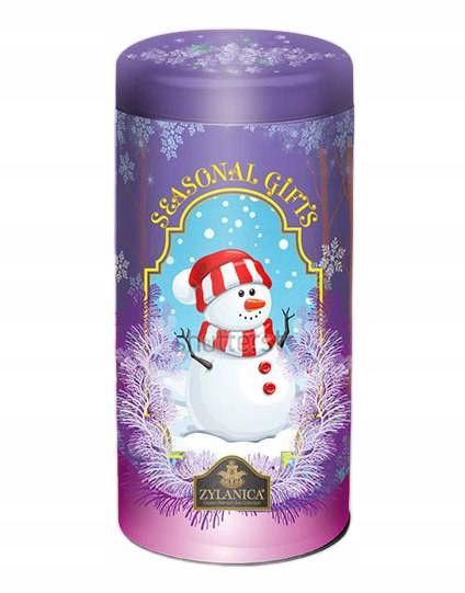 ﻿Herbata Czarna Liściasta ZYLANICA NEW YEAR PURPLE PUSZKA 100 GR