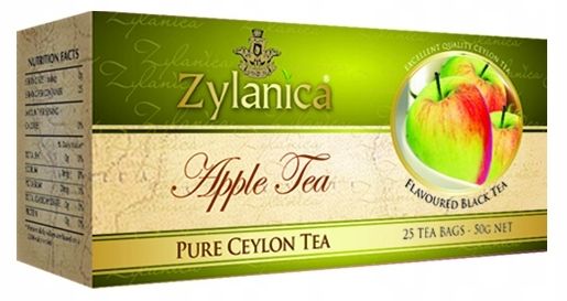 ﻿Zylanica Apple Tea Herbata ekspresowa jabłkowa 25 torebek 2g