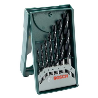 Bosch Zestaw wierteł 7-częściowy do drewna X-Line Czarna/Srebrna